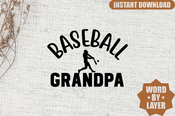 Baseball Grandpa Svg Design Graphics and Crafts