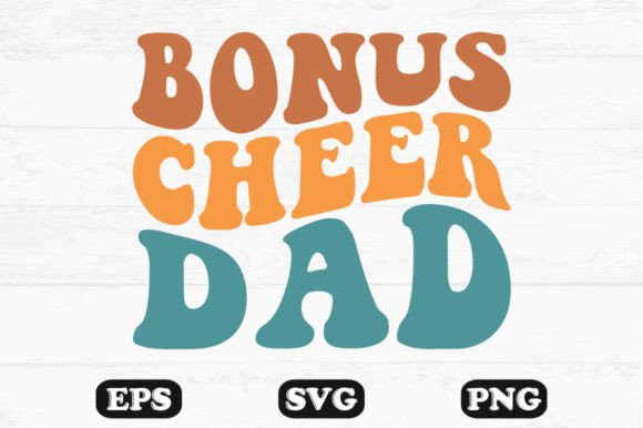 Bonus Cheer Dad Wavy Retro Svg T-shirt Review