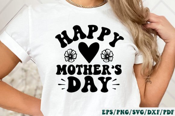 Happy Mother s Day Retro Svg Graphics