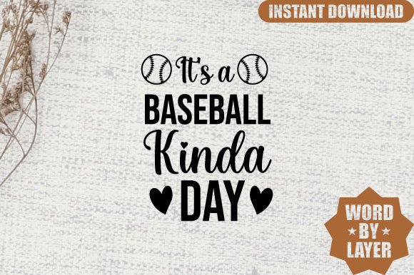 It s a Baseball Kinda Day Svg Design Graphics and Crafts Review