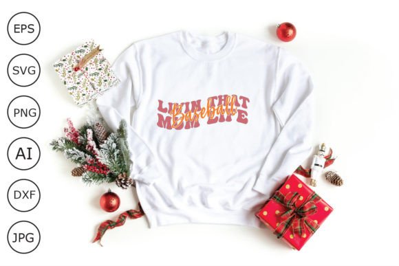 Livin That Baseball Mum Life Retro Desig Review