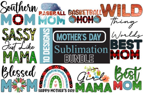 Mother s Day Sublimation Bundle Graphics