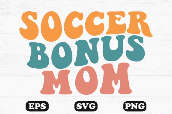 Soccer Bonus Mom Wavy Retro Svg T-shirt Review