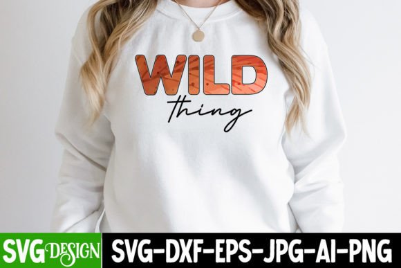 Wild Thing Sublimation Design: Graphics for Crafts